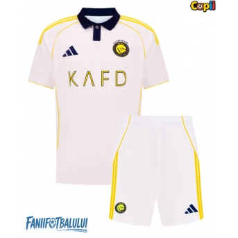 Al-Nassr Echipament de Fotbal Replică 2025-26 Copii Treilea (+ Șorturi)